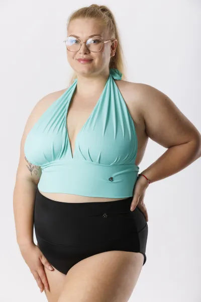 GoldBee Plavky Vrchný Diel Milf Mint Green Barva: Mint Green, Velikost: M