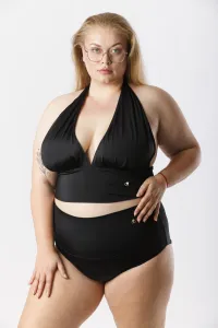 GoldBee Plavky Vrchný Diel Milf Black Barva: Black, Velikost: M