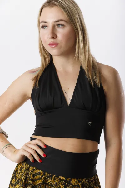 GoldBee Plavky Vrchný Diel Milf Black Barva: Black, Velikost: M