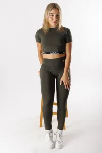 GoldBee Legíny B2 Lycra Army Barva: Army, Velikost: M