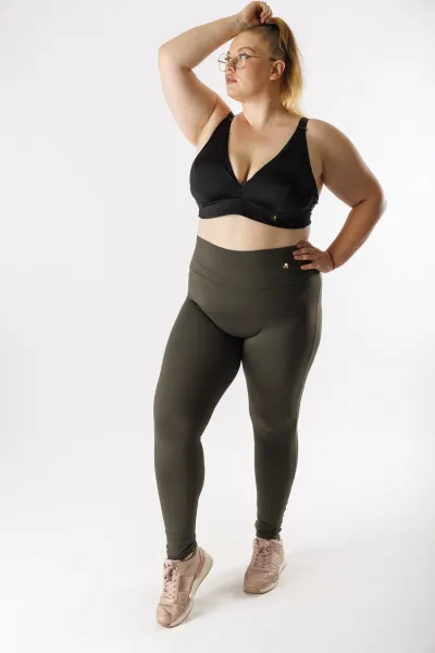 GoldBee Legíny B2 Lycra Army Barva: Army, Velikost: M