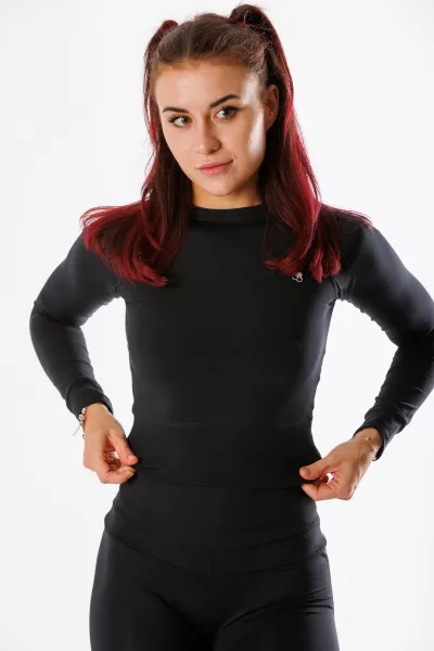 GoldBee Top BeClassic S Dlhým Rukávom Black Barva: Black, Velikost: L