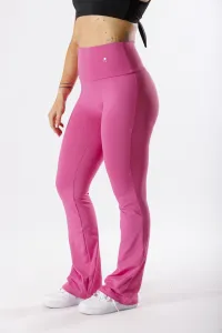 GoldBee Zvonové Legíny Sťahujúce Pas Lycra Old Pink Barva: Old Pink, Velikost: M