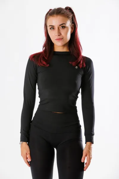 GoldBee Top BeClassic S Dlhým Rukávom Black Barva: Black, Velikost: L