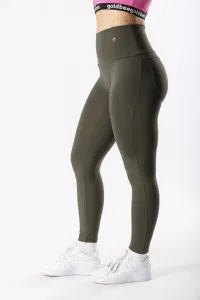 GoldBee Tvarujúce Legíny Lycra Army Barva: Army, Velikost: S