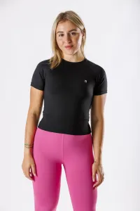 GoldBee Top BeClassic S Krátkym Rukávom Black Barva: Black, Velikost: M