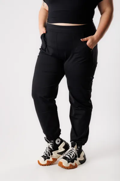 GoldBee Zateplené Kalhoty Relax Black Barva: Black, Velikost: M
