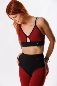 GoldBee Podprsenka Horny Brick Red Barva: Brick Red, Velikost: XS