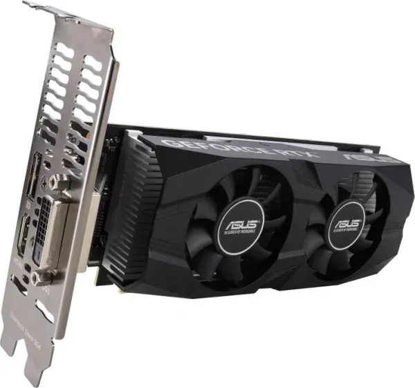 ASUS VGA NVIDIA GeForce RTX 3050 LP BRK 6G, 6G GDDR6, 1xDP, 1xHDMI, 1xDVI