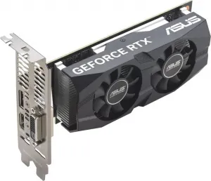 ASUS VGA NVIDIA GeForce RTX 3050 LP BRK 6G, 6G GDDR6, 1xDP, 1xHDMI, 1xDVI