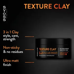 Syoss Texture Clay stylingová hlina s extra silnou fixáciou 100 ml