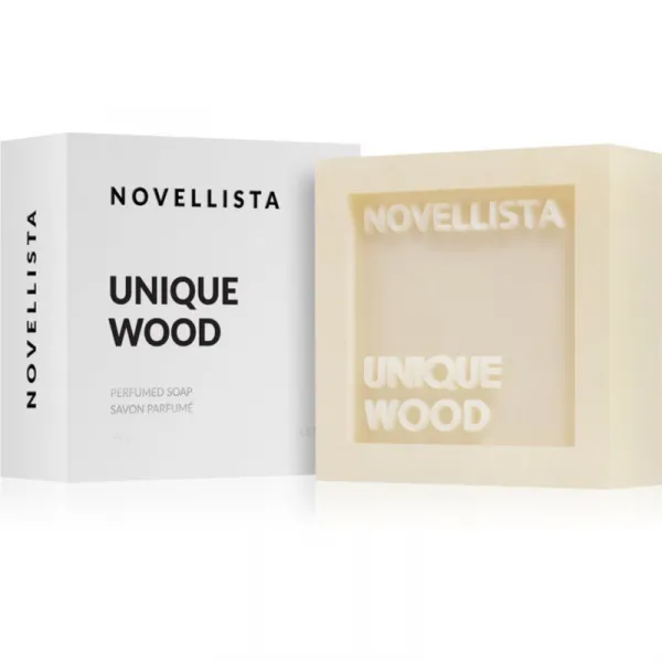 NOVELLISTA Unique Wood luxusné tuhé mydlo na tvár, ruky a telo unisex 90 g