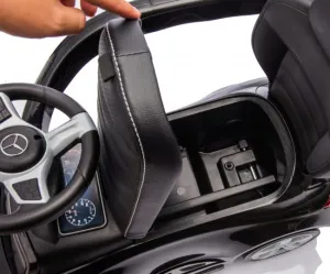 Detské odrážadlo s vodiacou tyčou MERCEDES C-Class Deluxe Milly Mally Black
