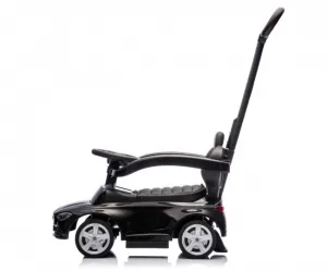 Detské odrážadlo s vodiacou tyčou MERCEDES C-Class Deluxe Milly Mally Black