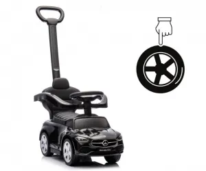 Detské odrážadlo s vodiacou tyčou MERCEDES C-Class Deluxe Milly Mally Black