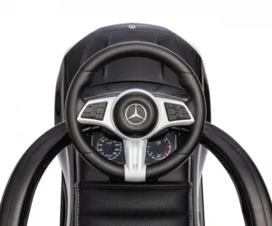 Detské odrážadlo s vodiacou tyčou MERCEDES C-Class Deluxe Milly Mally Black