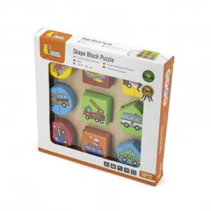 Puzzle 2v1 Viga 59586 vozidlá