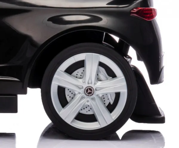 Detské odrážadlo s vodiacou tyčou MERCEDES C-Class Deluxe Milly Mally Black