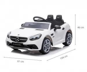 Elektrické autíčko Milly Mally Mercedes-Benz SLC White