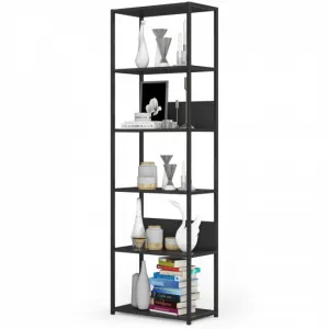 Ak furniture Regál PRAMONI 60x192 cm černý