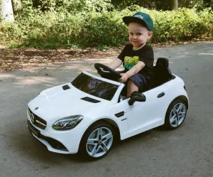 Elektrické autíčko Milly Mally Mercedes-Benz SLC White