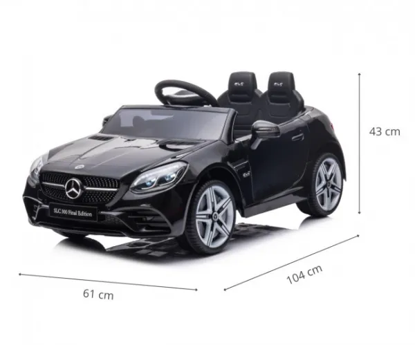 Elektrické autíčko Milly Mally Mercedes-Benz SLC Black