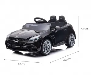 Elektrické autíčko Milly Mally Mercedes-Benz SLC Black