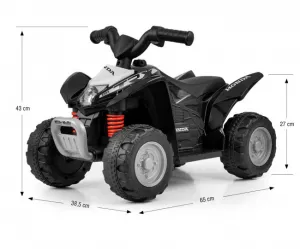 Elektrická štvorkolka HONDA ATV čierna