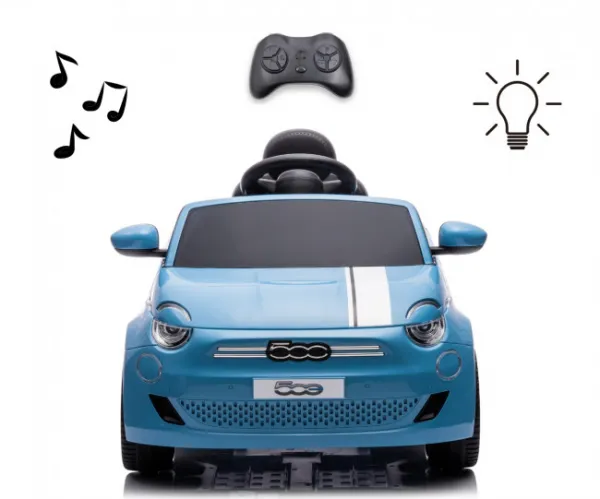Elektrické autíčko Milly Mally Fiat 500e modré