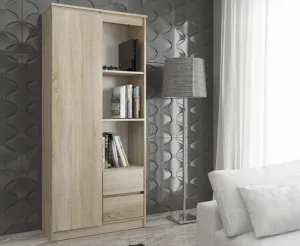 Ak furniture Skriňa Rexa 80 cm dub sonoma