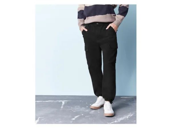 Livergy® Pánske cargo nohavice (čierna, M (48/50))