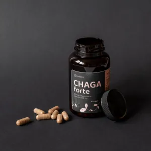 Čaga sibírska FORTE - 60 vegánskych kapsúl (600mg/ kapsula) - Herbatica