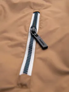 Prechodná bunda pre mužov hnedo-modrá