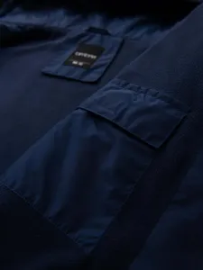 Prechodná bunda pre mužov zeleno-modrá