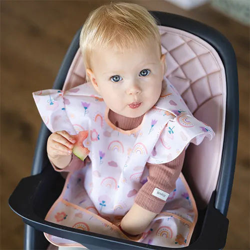 BABYONO Podbradník Rainbow 34 x 42cm, 2-4 r