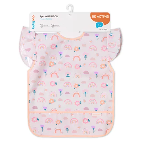 BABYONO Podbradník Rainbow 34 x 42cm, 2-4 r