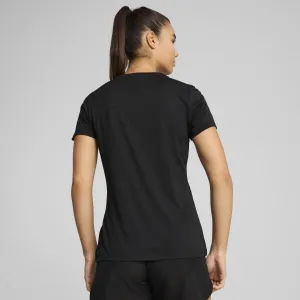 Puma W TAD ESSENTIAL HEATHER LOGO TEE Dámske tričko, čierna, veľkosť