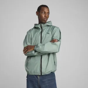 Puma ESSENTIALS REGULAR WINDBRAKER Pánska vetrovka, zelená, veľkosť