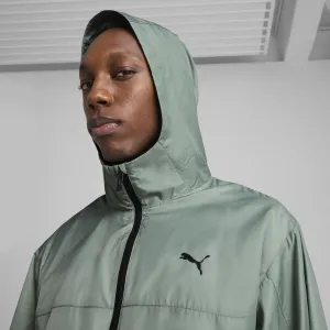 Puma ESSENTIALS REGULAR WINDBRAKER Pánska vetrovka, zelená, veľkosť