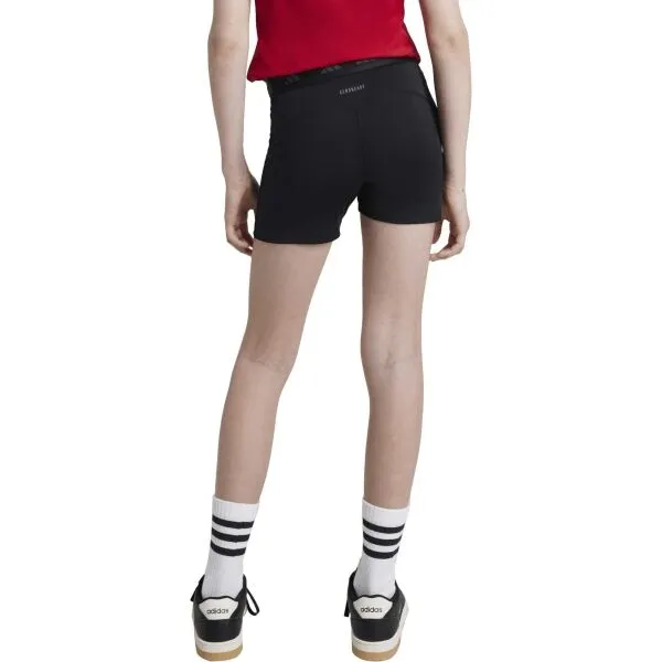 adidas TECHFIT SHORT KIDS Dievčenské krátke legíny, čierna, veľkosť