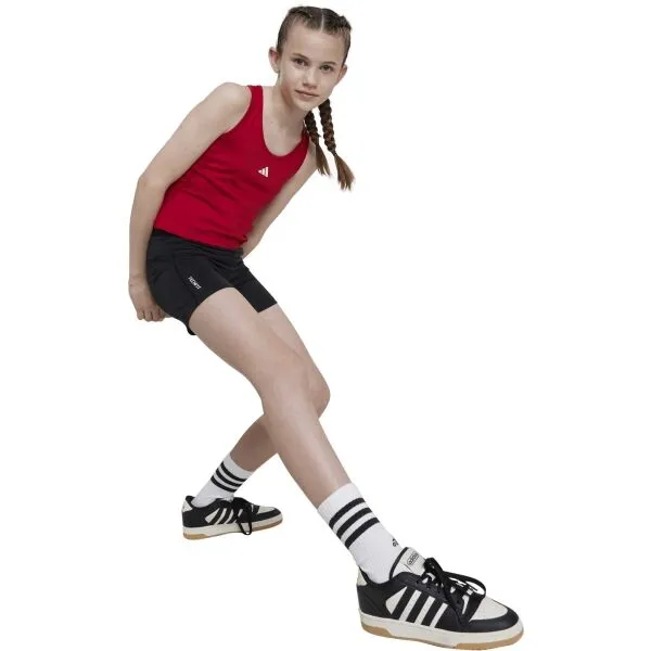 adidas TECHFIT SHORT KIDS Dievčenské krátke legíny, čierna, veľkosť