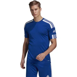 adidas SQUAD 21 JSY SS Pánsky futbalový dres, modrá, veľkosť