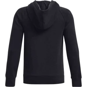 Under Armour RIVAL FLEECE FZ HOODIE Chlapčenská mikina, čierna, veľkosť