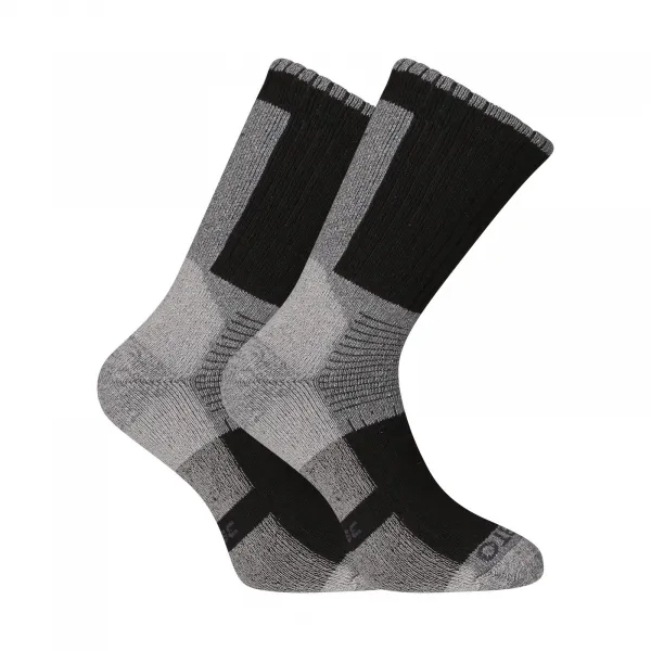 3PACK ponožky Nedeto vysoké zimné sivé (3NWS1) M