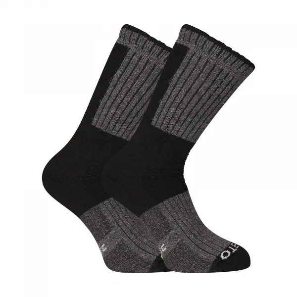 3PACK ponožky Nedeto vysoké zimné čierné (3NWC1) M