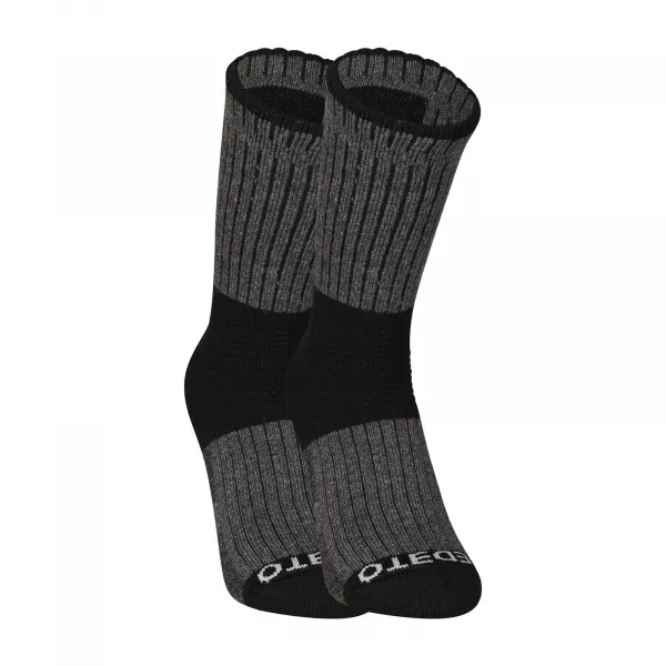 3PACK ponožky Nedeto vysoké zimné čierné (3NWC1) M