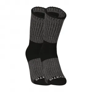 3PACK ponožky Nedeto vysoké zimné čierné (3NWC1) M