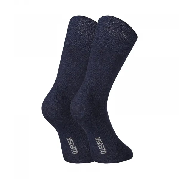 3PACK ponožky Nedeto vysoké medic modré (3PMV002) M