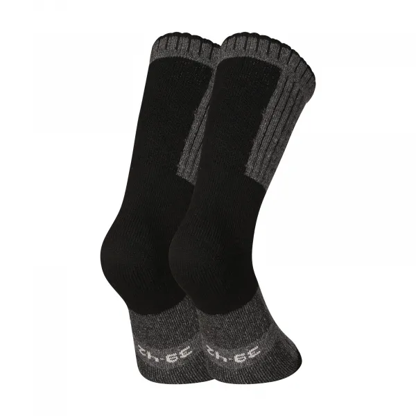 3PACK ponožky Nedeto vysoké zimné čierné (3NWC1) M
