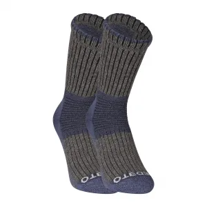 3PACK ponožky Nedeto vysoké zimné modré (3NWM1) M
